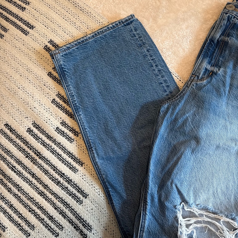 American Eagle Outfitters Blue Boyfriend Jeans - Picture 5 of 8